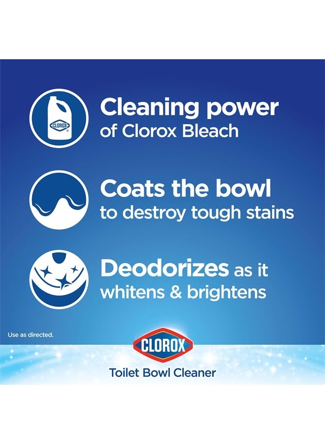 Clorox منظف وعاء المرحاض، رين كلين - 24 أونصة، عبوة من 2 (قد تختلف العبوة) - Image 4