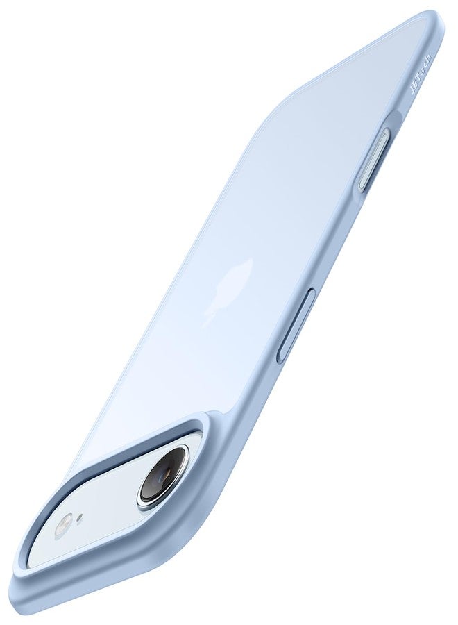 جي تيك جراب JETech غير اللامع لهاتف iPhone Air، مقاوم للصدمات، حماية من السقوط بمعايير عسكرية، غطاء خلفي شفاف غير لامع بتصميم بسيط، مقاوم لبصمات الأصابع، شاشة 6.5 بوصة (أزرق سماوي) - Image 1