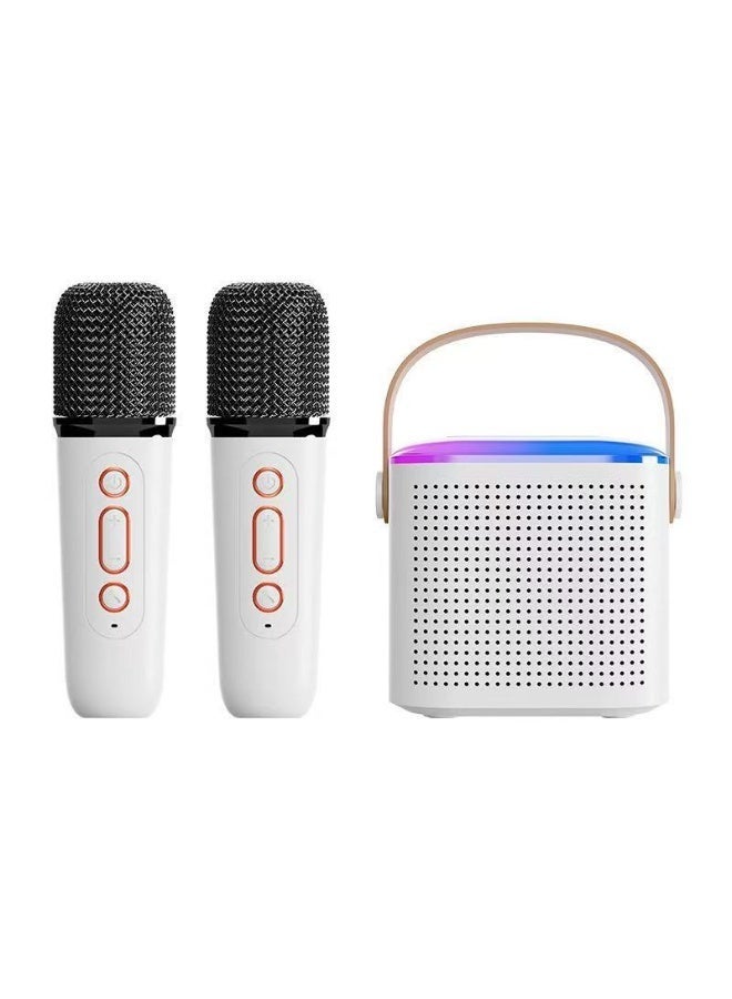 L LULONG Wireless Bluetooth Karaoke Speaker with Microphone Waterproof Home KTV System RGB Portable Singing Speaker with USB TF Support Available in Two Colors - Image 1