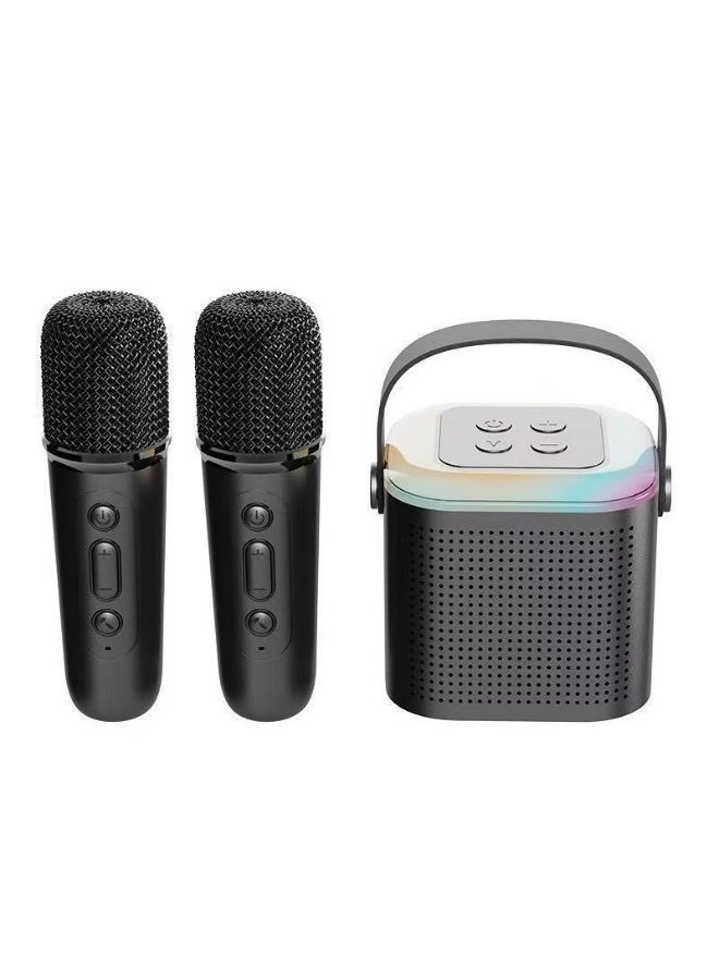 L LULONG Wireless Bluetooth Karaoke Speaker with Microphone Waterproof Home KTV System RGB Portable Singing Speaker with USB TF Support Available in Two Colors - Image 2