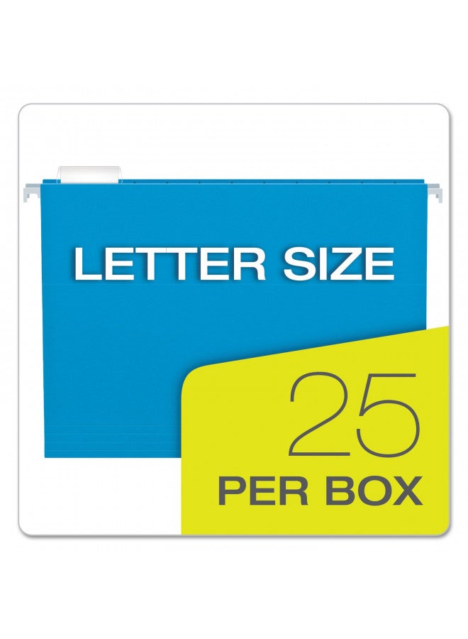 Pendaflex أقلام بندافليكس المعاد تدويرها، حجم رسالة، أزرق، قطع 1/5، 25/صندوق (81603) - Image 2