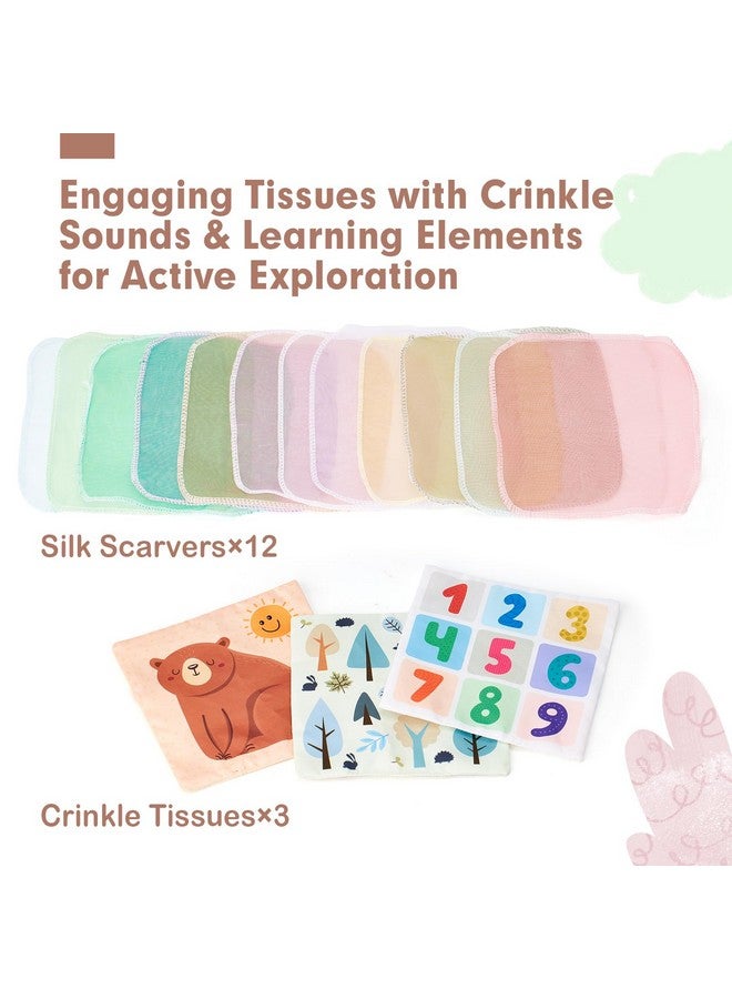 هاهالاند لعبة علبة مناديل للأطفال - ألعاب أطفال من عمر 6 إلى 12 شهرًا - ألعاب مونتيسوري للأطفال من عمر 6 أشهر - هدايا استحمام للأطفال من عمر 6 إلى 12 شهرًا - Image 5