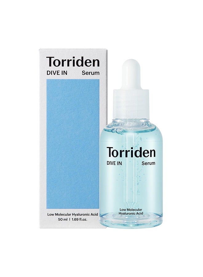 Torriden DIVE-IN Low Molecule Hyaluronic Acid Serum，Fragrance-Free Face Serum for Dry, Dehydrated, Oily Skin, Vegan and Cruelty-Free, Clean Skin Care-50ml - Image 1
