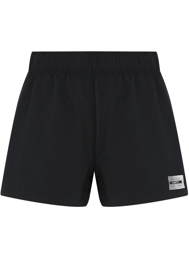 Termit Termit Women's Swimming Shorts Black – Quick-Drying, Chlorine & Sea Water Resistant, Elastic Waistband, Perfect for Beach & Pool Activities 