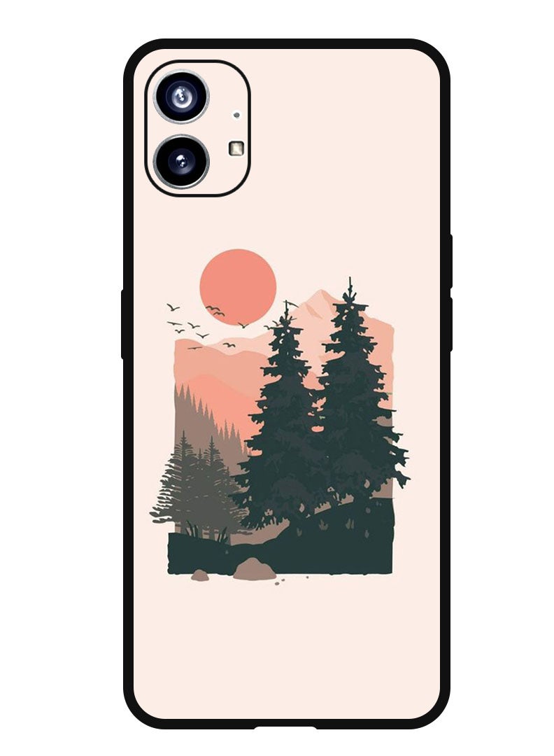 Theodor Protective Case Anti Scratch Shock Proof Bumper Cover For Nothing Phone 1 Nature Art - Image 1