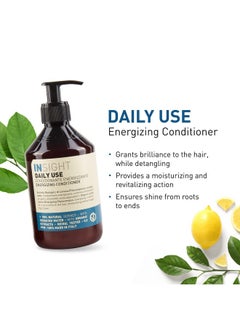 Insight INSIGHT Clean Beauty Daily Use Energizing Conditioner With Organic Lemon Extract, Vegan, 13.5 fl oz  - Image 3