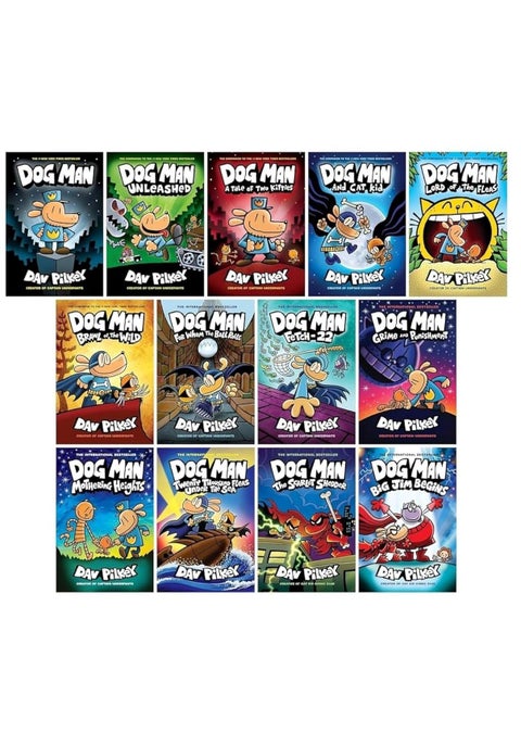 Dog Man Series Complete Books Set (Books 1-13)