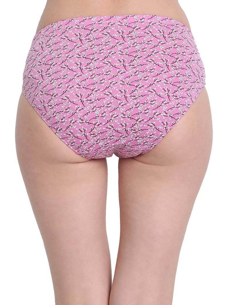 VSTAR Women's Cotton Blend Panties Pack of 3 Honey 90 Cm Assorted - Image 4