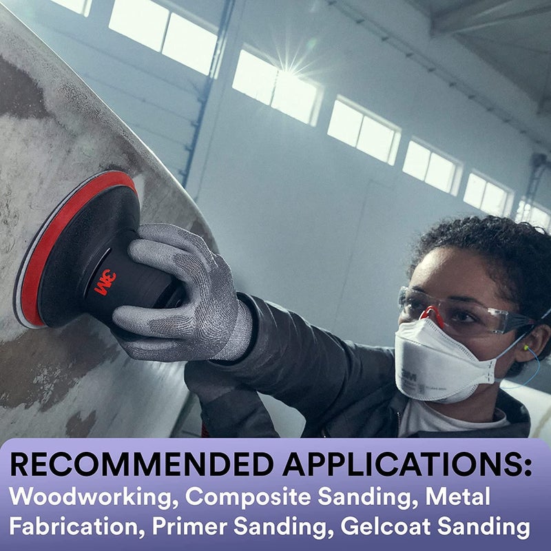 3M Xtract Net Disc 710W, 5 in, 12 Piece Multi-Pack Hook and Loop Sanding Discs, 80+, 120+, 180+, 220+, 240+, 320+, Virtually Dust-Free, Assorted Grades, 66584 - Image 3