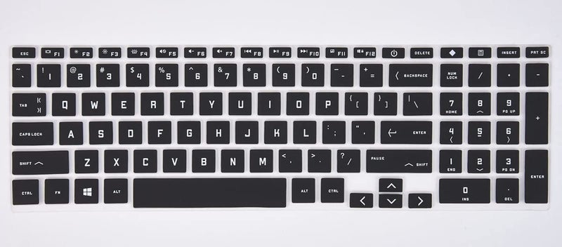 CaseBuy غطاء لوحة المفاتيح لجهاز HP Victus 15 للألعاب 2025-2023 15.6" / Victus 16.1" 15z-fb200 15-fa2013dx 15-fb1013dx 15-fa1082wm fa1029nr fa0033dx fa1010nr 15t-fa100 16-s1023dx 16-d1010nr 16-r0073cl, أسود - Image 2