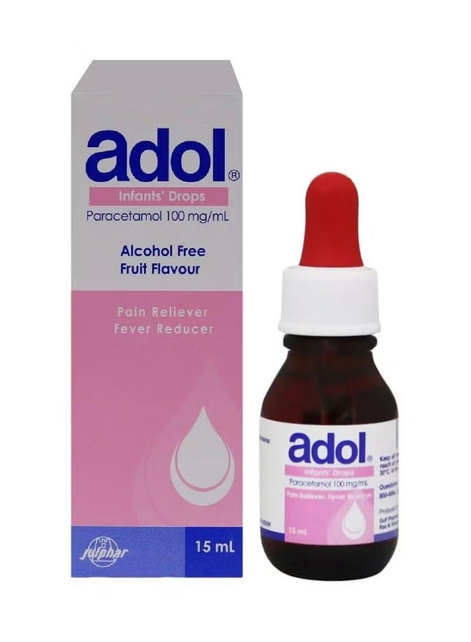 Adol Paracetmol 100 mg/ mL Infant Drops 15 mL