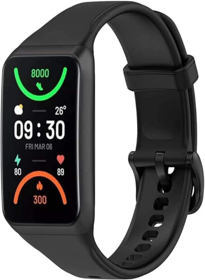 Next Next store Silicone Strap Compatible with Oppo Band 2 [Breathable] Soft Silicone Replacement Strap for Men Women, Pin Buckle Design for Oppo Band 2