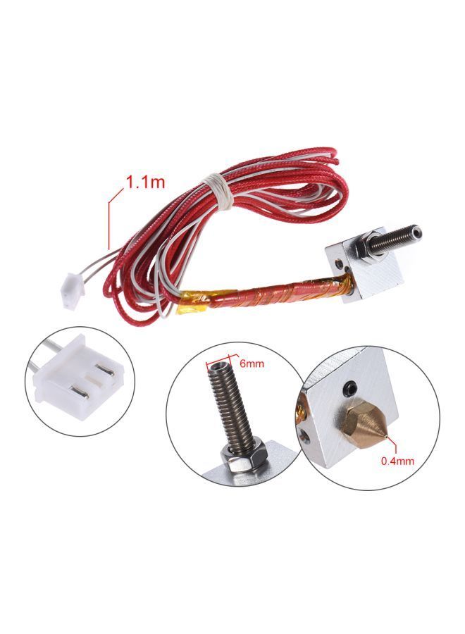 NIBEMINENT DIY End Kit Red/Silver  - Image 5