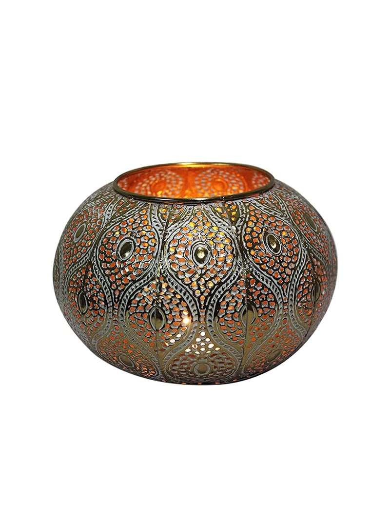 Incrizma Vintage Tealight Holders 19 cm | Garden Outdoor Lantern for Candles Tealights | Indoor Tea Lights Holder as Tea Party Accessories or Christmas Table Decorations (Tea-Lights Holder - 19 cm) - Image 4