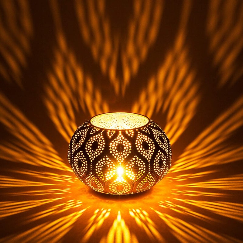 Incrizma Vintage Tealight Holders 19 cm | Garden Outdoor Lantern for Candles Tealights | Indoor Tea Lights Holder as Tea Party Accessories or Christmas Table Decorations (Tea-Lights Holder - 19 cm) - Image 5
