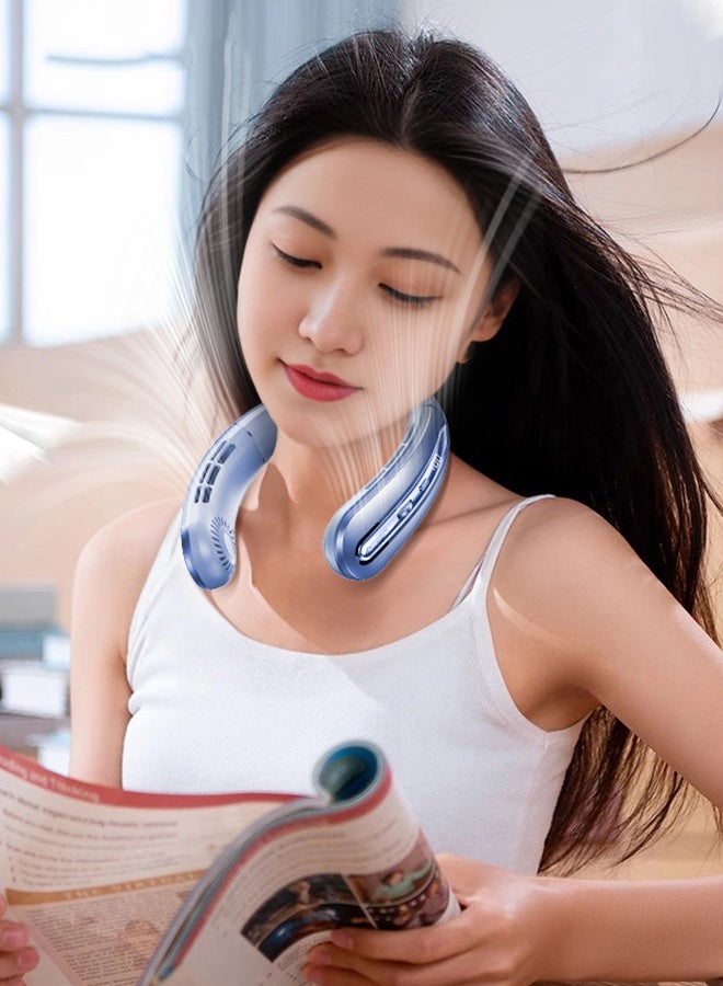 المروحة المعلقة، الشحن عبر USB، وهي مناسبة للاستخدام الكسول في الهواء الطلق. إنها مروحة هادئة وثابتة وبلا مثانة - Image 5