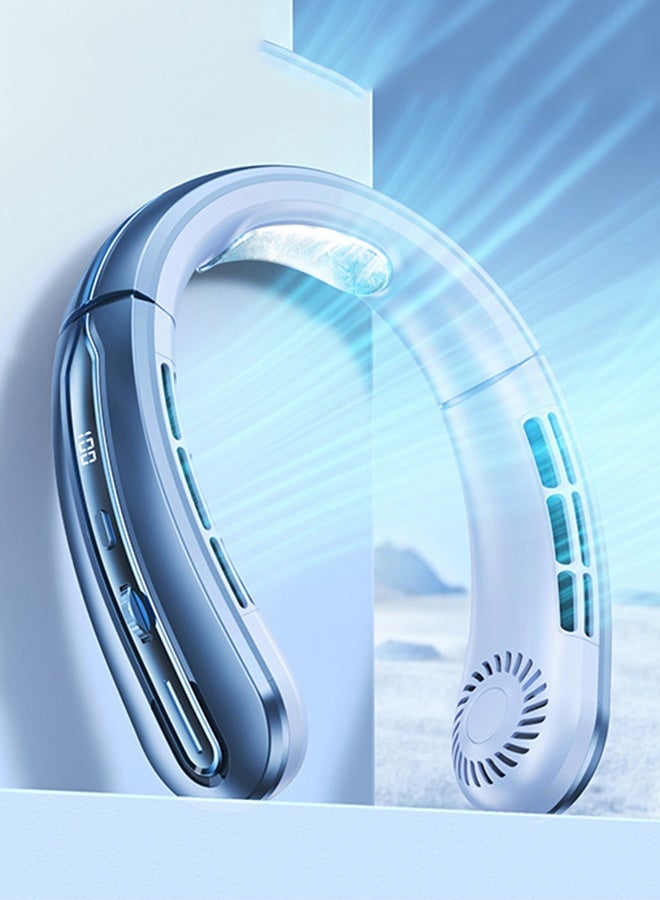 المروحة المعلقة، الشحن عبر USB، وهي مناسبة للاستخدام الكسول في الهواء الطلق. إنها مروحة هادئة وثابتة وبلا مثانة - Image 1