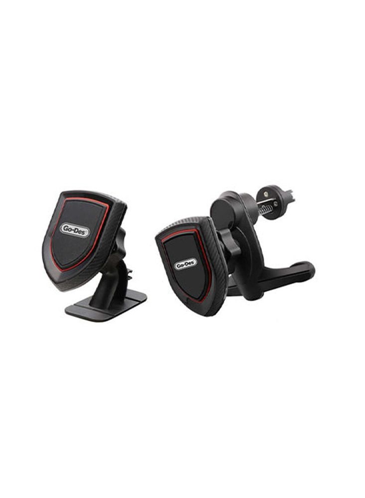 جو-ديز حامل هاتف مغناطيسي 2 في 1 للسيارة Go Des GD-HD716 - Image 1