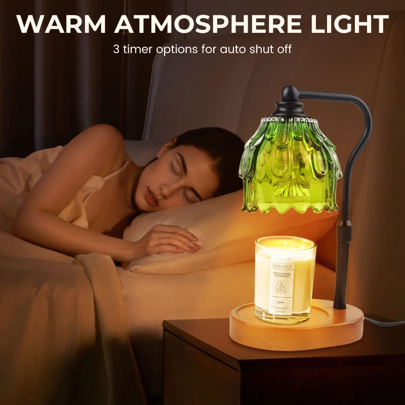 Fitrobust Candle Warmer Lamp with Timer and Wireless Remote Control, Dimmable Candle Warmer for Jar Candles, Height Adjustable Wax Melts Warmer, House Warming Gifts New Home Decor, Gifts for Women Mom - Image 5