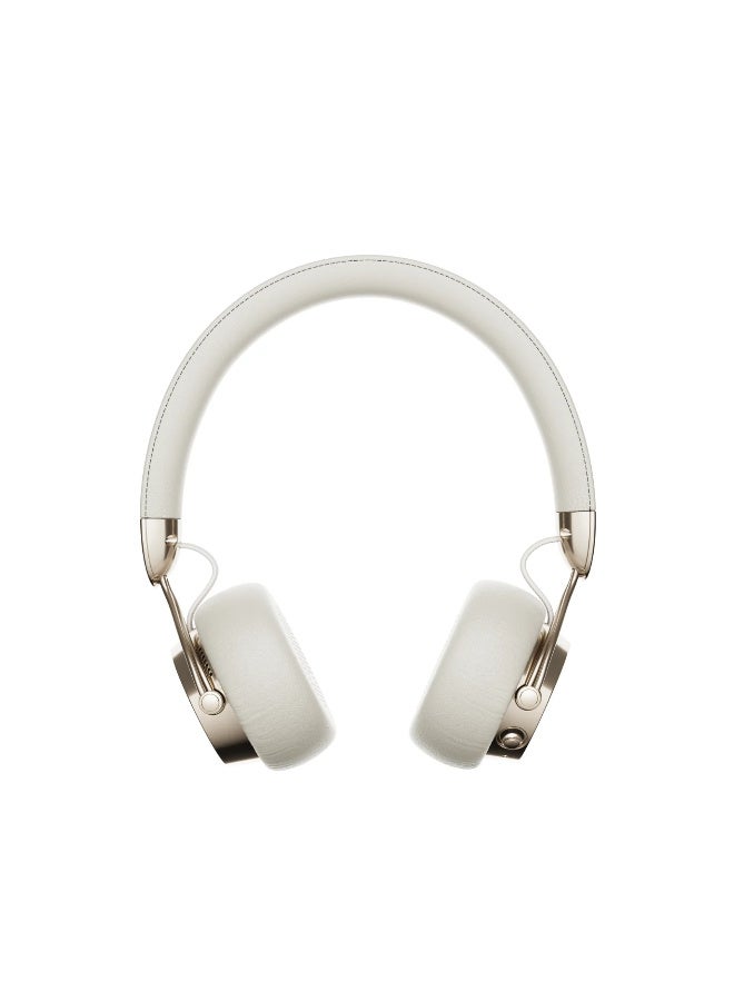 كيو سي واي Era 7 Retro Wireless Over-Ear Headphones white - Image 2