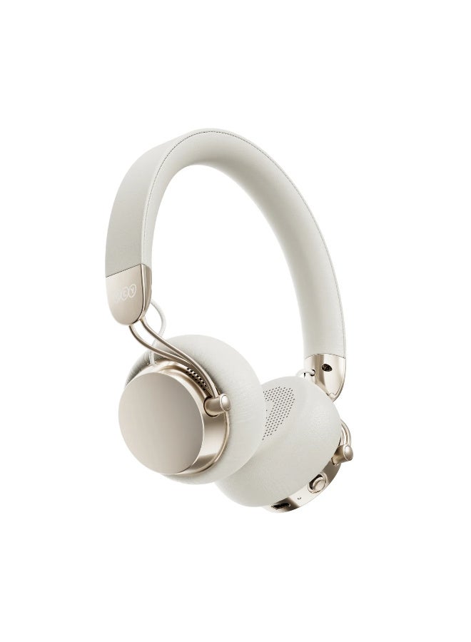 كيو سي واي Era 7 Retro Wireless Over-Ear Headphones white - Image 4