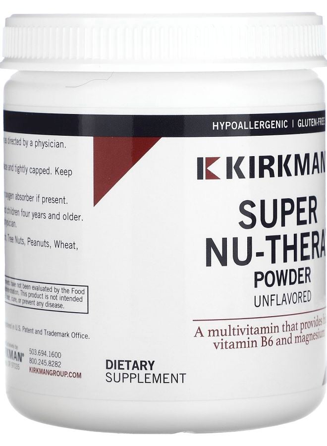 Kirkman Labs Super Nu-Thera Powder Unlflavored 16 oz (454 gm) - Image 2