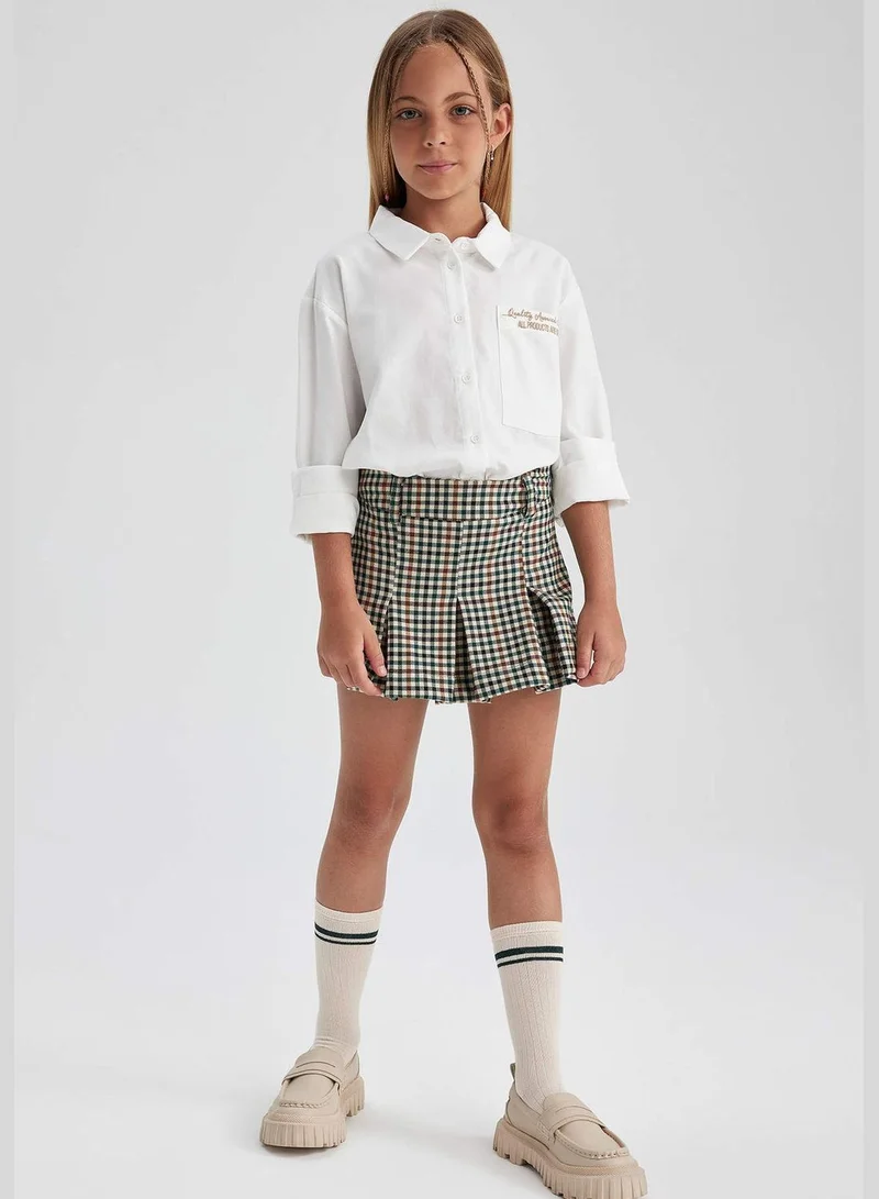 ديفاكتو Girl Woven Skirt
