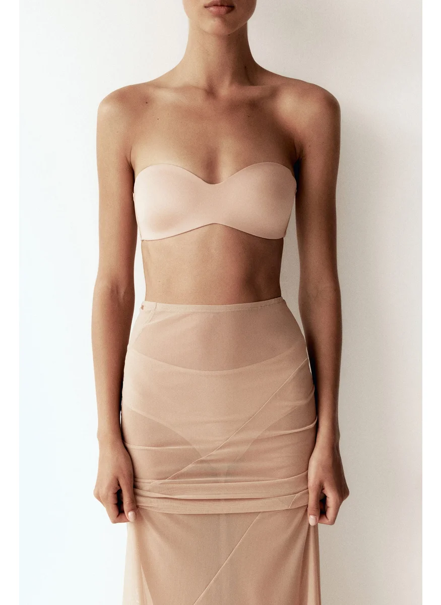 اتش اند ام Padded Microfibre Bandeau Bra