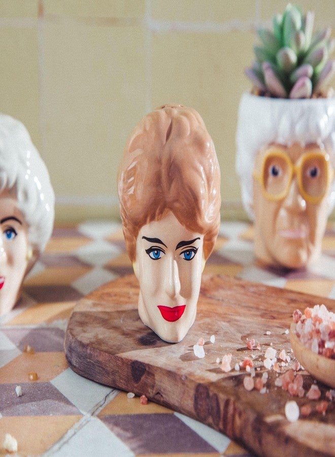 Silver Buffalo The Golden Girls Rose and Blanche Ceramic Salt and Pepper Shakers, Set of 2 | Spice Dispenser Storage Canisters - Image 5