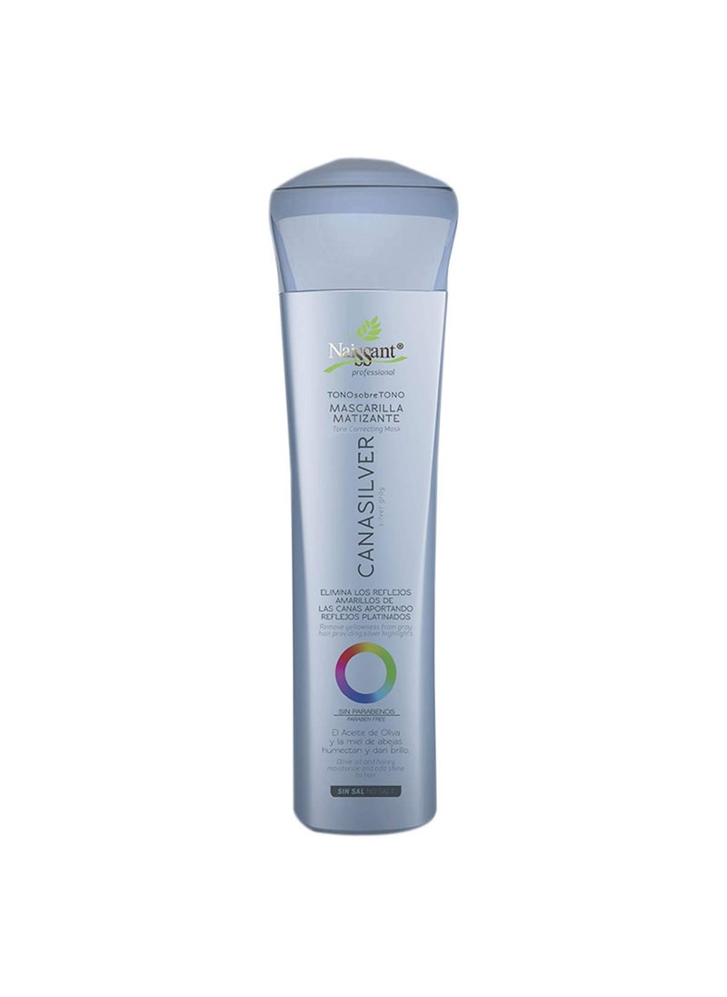 Naissant Naissant Icy Cool Blonde Hair Purple Toning Mask | Eliminates Brassiness | Neutralizes Yellow & Orange Tones | Paraben,Ammonia & Sulfate Free | Pro-Vitamin B5, Olive Oil & Honey (Cana Silver) 10.1FlOz 