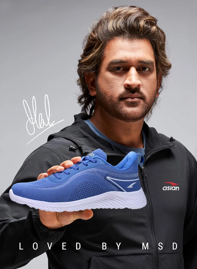 أسيان حذاء رياضي أزرق للرجال