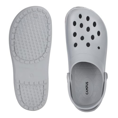 Campus Men's GC-4008A L.GRY Clogs - 6UK/India GC-4008A - Image 5