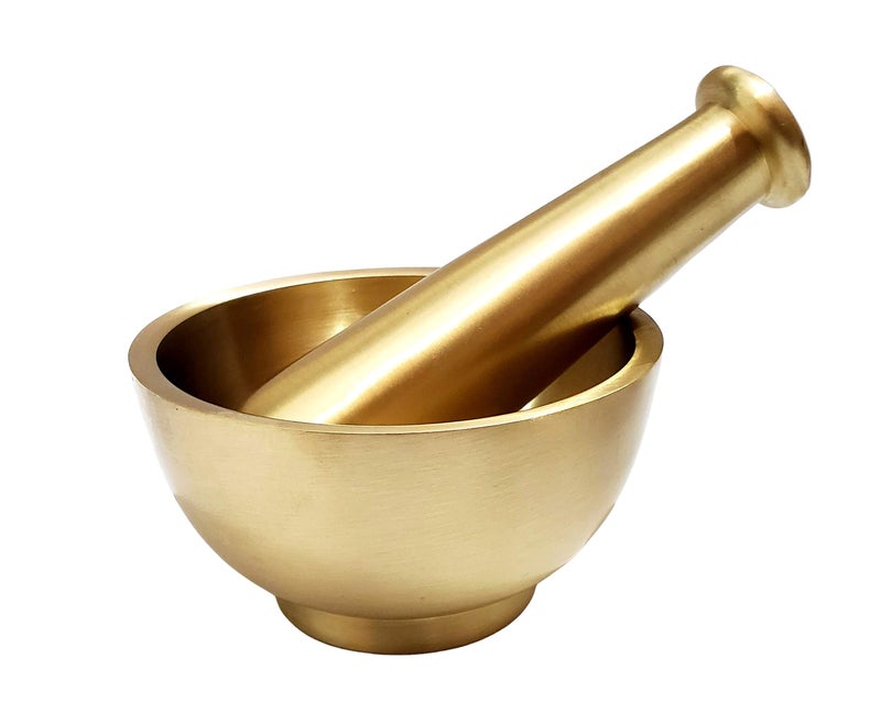 Pure Source India Pure Source India Kitchen Khalbatta Okhli Masher Mortar and Pestle Set 