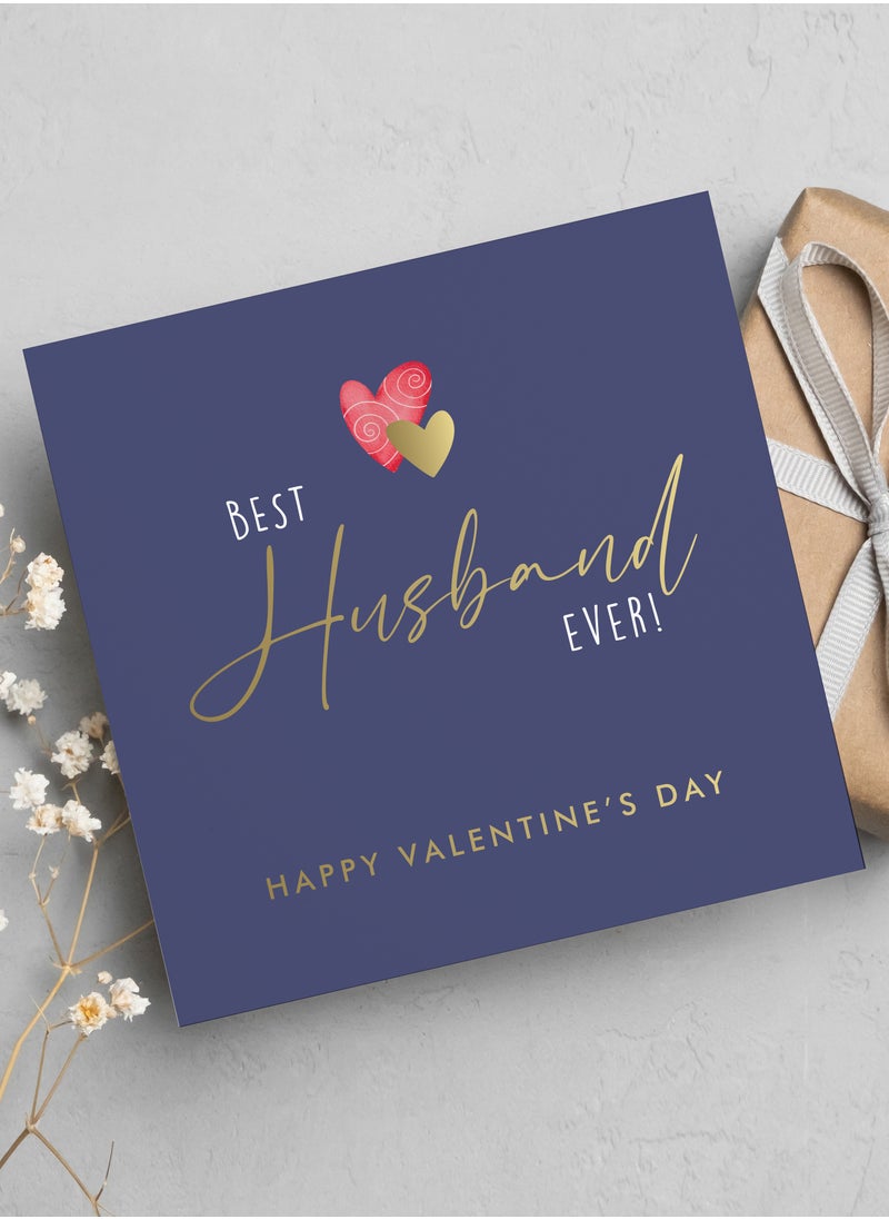 Share the Love Best Husband Ever - Valentine's Day Greeting Card  - Image 1