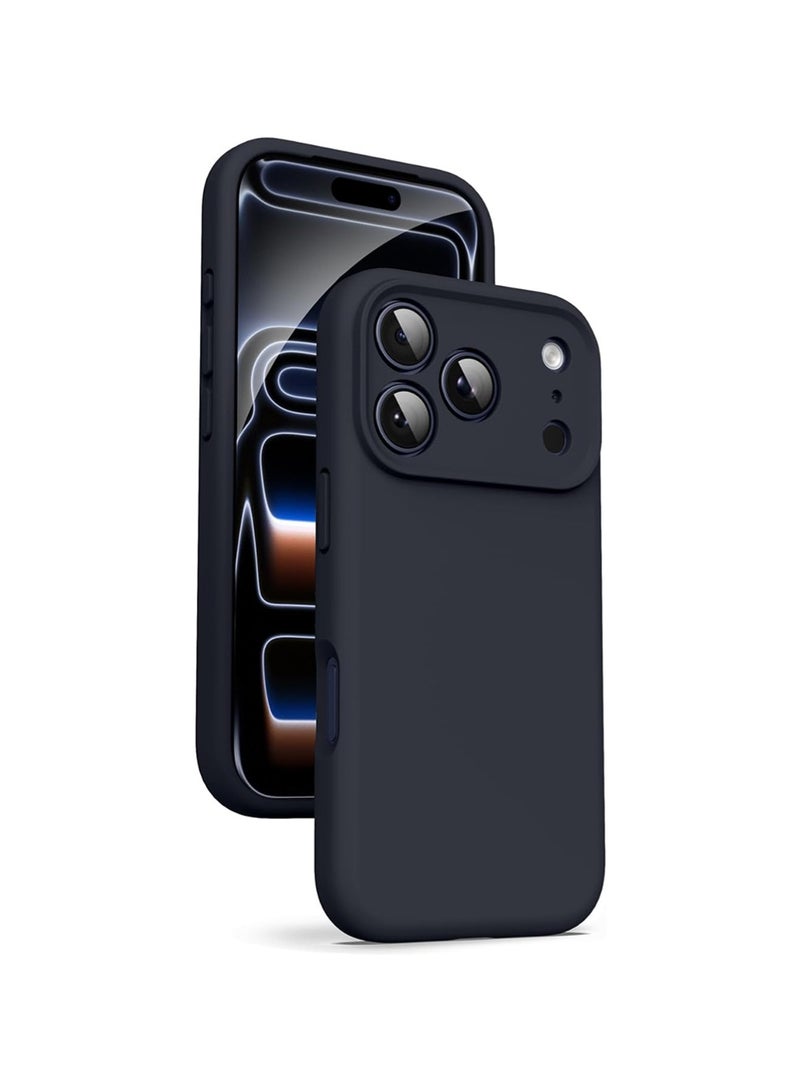 WRISTWISE Case Cover for iPhone 17 Pro - [Camera All-Round Protection] [Soft Microfiber Lining Anti-Scratch] Shockproof Phone Case Cover, Black - Image 1