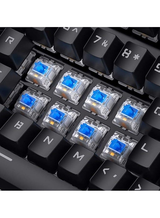 AROAQ True Mechanical Keyboard for gameing aand office use - Image 3