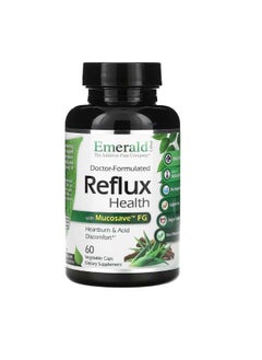 Emerald Laboratories Reflux Health with Mucosave FG 60 Vegetable Caps  - Image 1