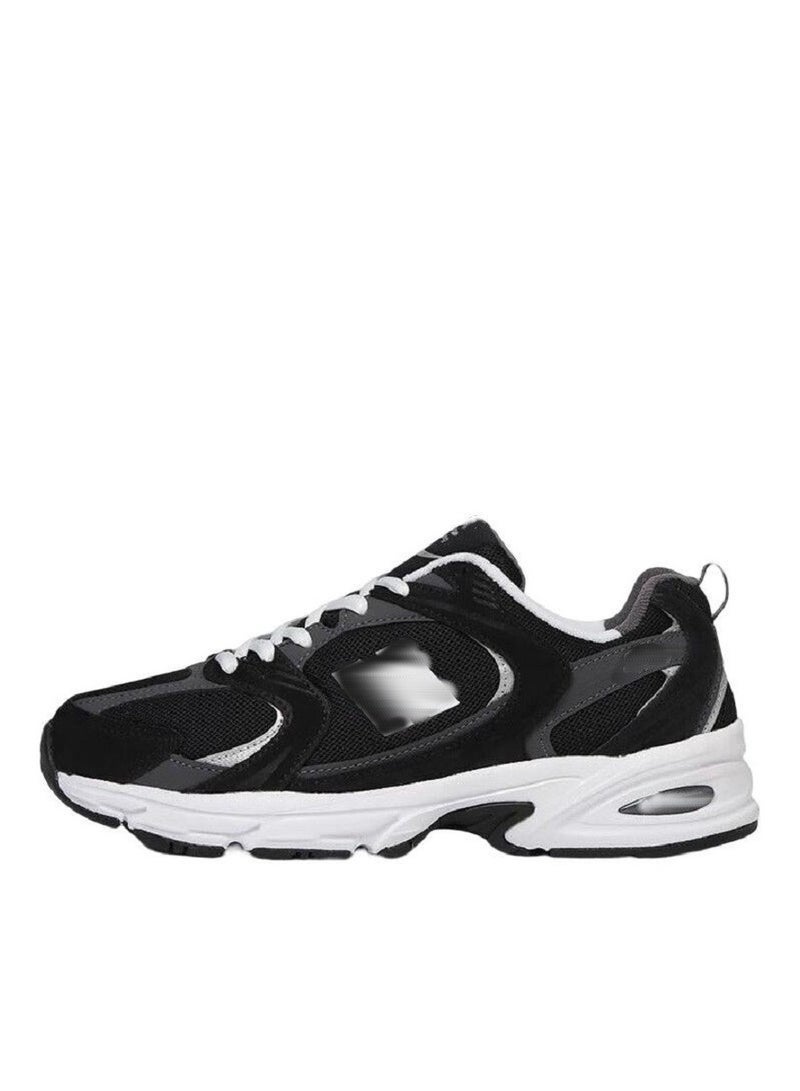 Causal Shoes Sneakers White/Black/Sliver For Men/Women/Students - Image 1