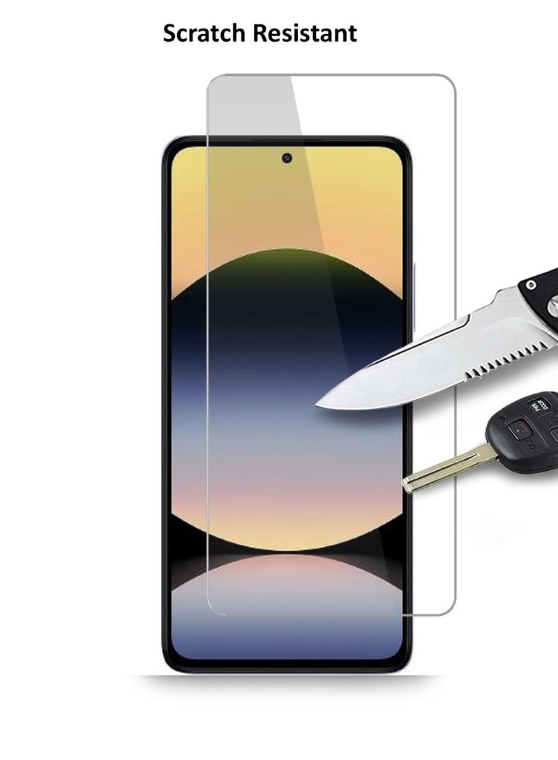 Techie حماية شاشة Xiaomi Redmi Note 14 4G – واقي شاشة زجاجي مقسى بدقة Full HD مع خصائص مضادة للانعكاس، صلابة 9H، سمك 0.33 مم، حواف مدورة، خالي من الفقاعات وسهل التركيب - Image 4