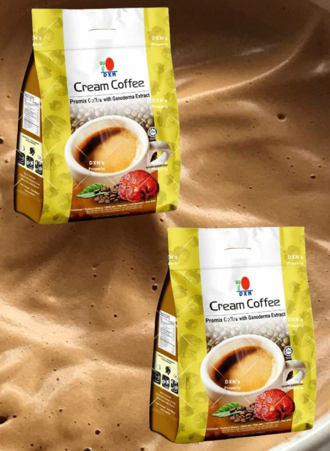 DXN 2 Pieces Cream Coffee 20 packs x 14 gram  - Image 1