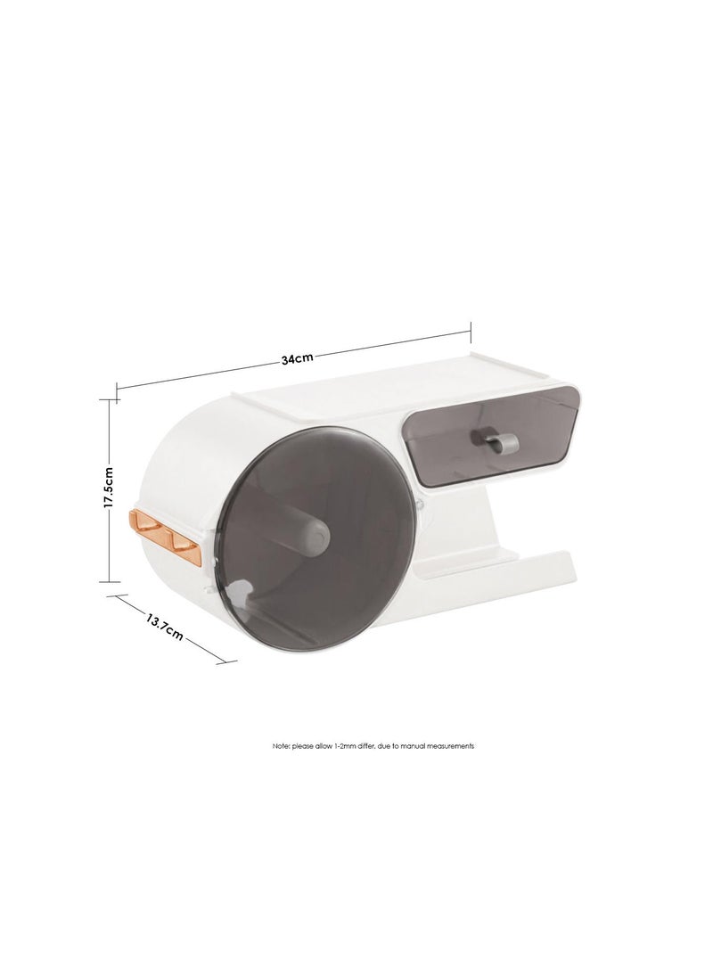 AIWANTO Wall mounted Multi-function Bathroom Tissue Storage Rack  - Image 2