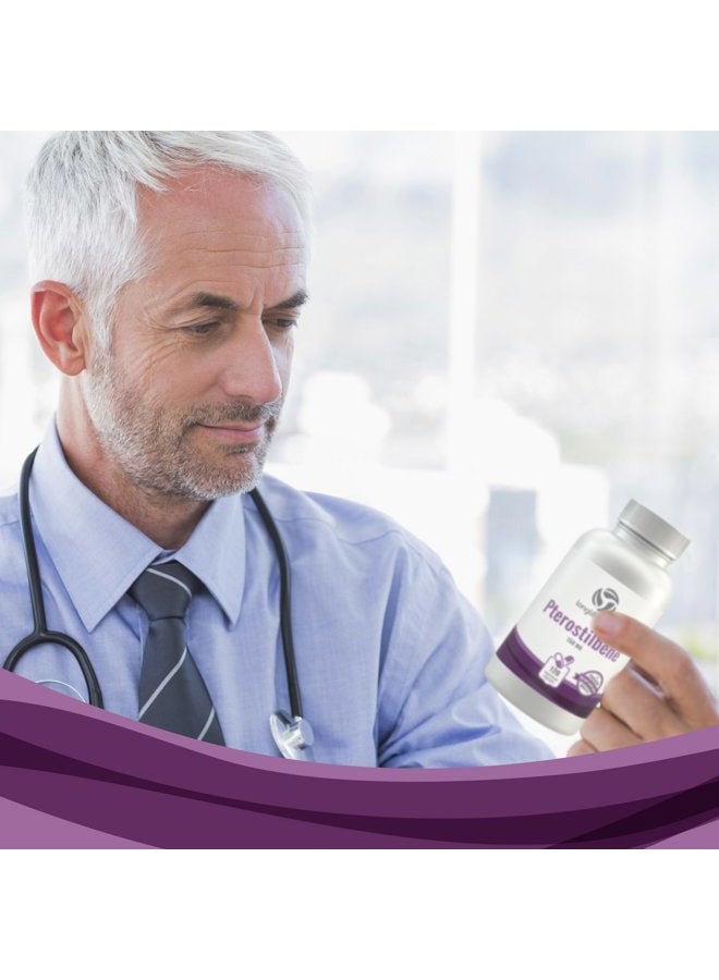 LongLifeNutri Pterostilbene 150mg, 180 Vegetarian Capsules, 3-Month Supply for Natural Wellness, Made in USA, Pure Natural Powder - Image 3