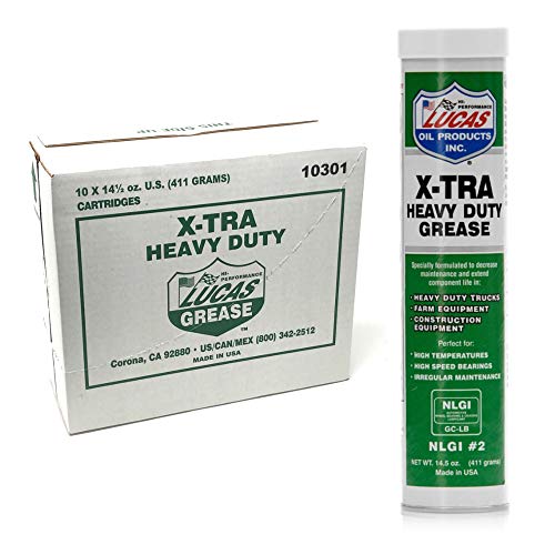 LUCAS OIL Lucas X-Tra Lithium Grease 14.5 oz. Cartridge (Pack of 10) - Image 2