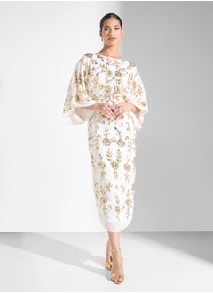 Frock and Frill Embellished Midi Dress  - Image 1