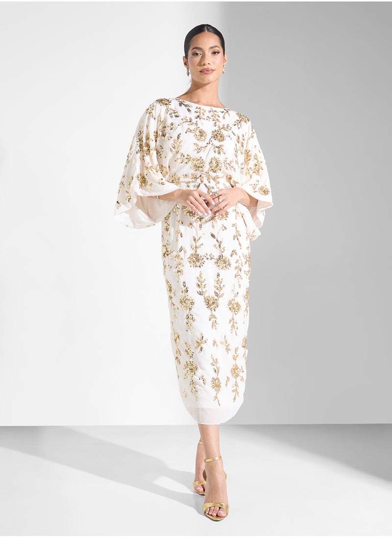 Frock and Frill Sequin Embellished Dress  - Image 1