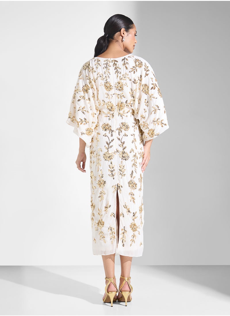 Frock and Frill Sequin Embellished Dress  - Image 2
