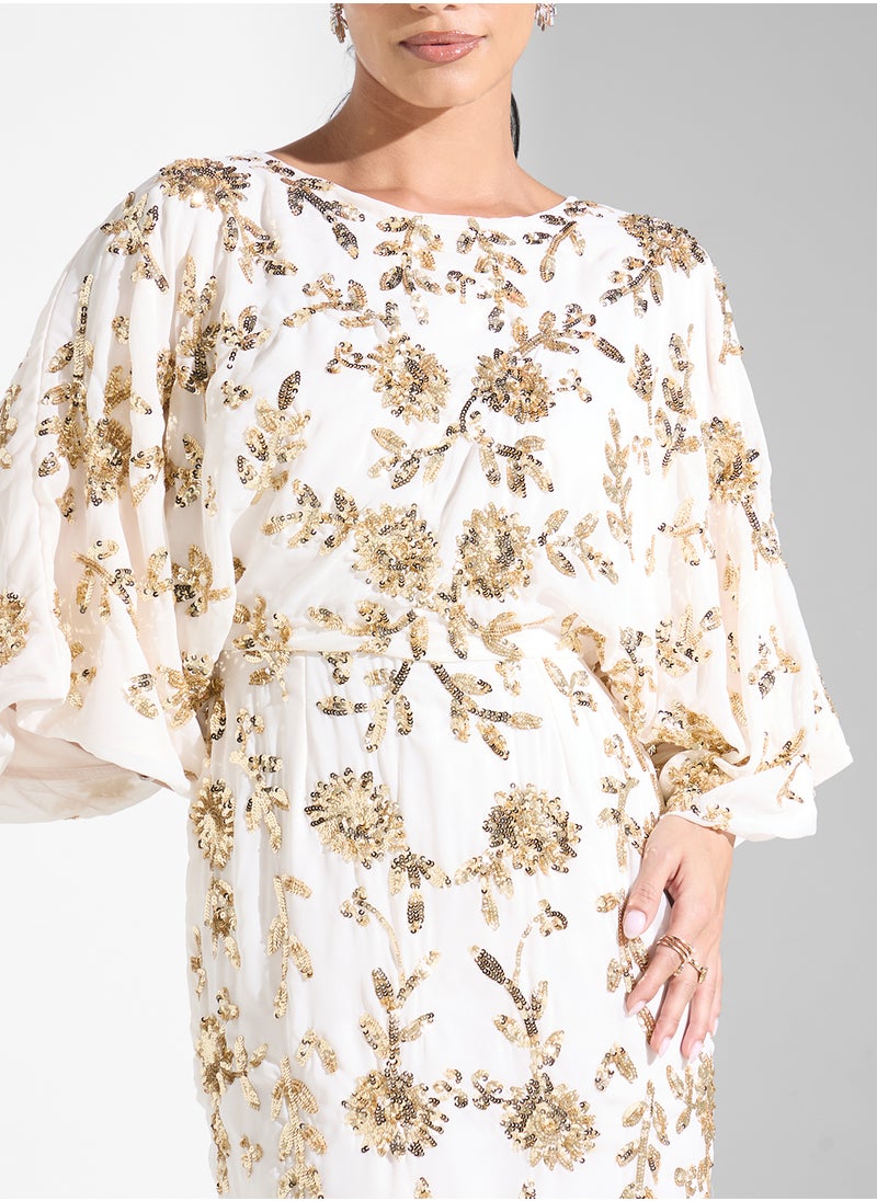 Frock and Frill Sequin Embellished Dress  - Image 3