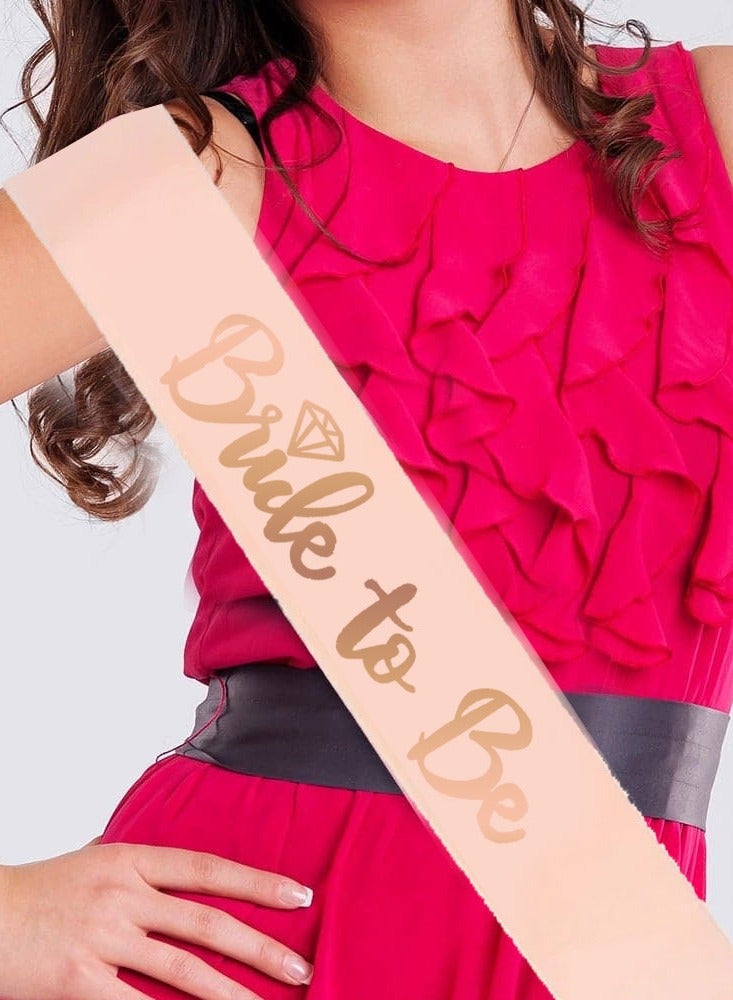 MARGOUN Bride To Be Sash Party Wedding Decorations Party Favors Accessories Pink - Image 1