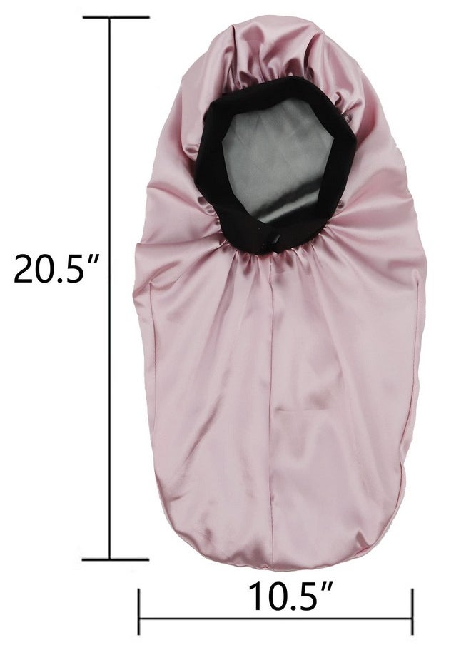 SENGTERM - Engterm Kids Long Satin Bonnet Girls Sleeping Cap Braids Bonnet For Long Curly Hair - Image 1