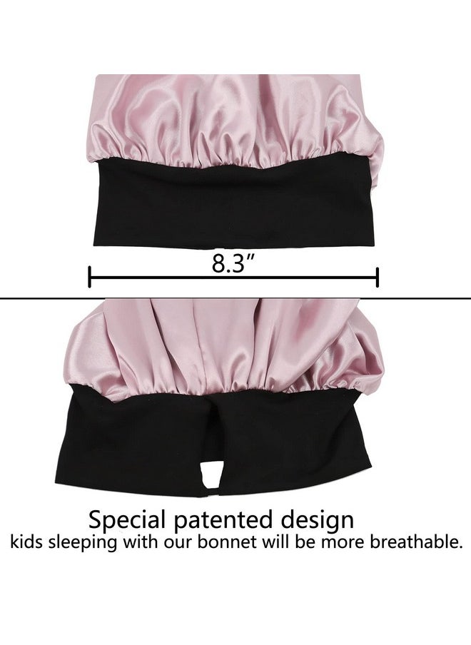 SENGTERM - Engterm Kids Long Satin Bonnet Girls Sleeping Cap Braids Bonnet For Long Curly Hair - Image 1